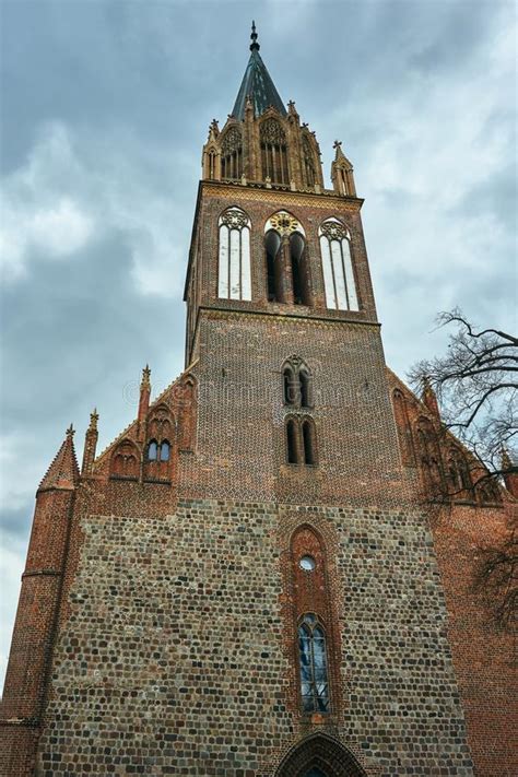 Medieval Gothic Church With A Bell Tower Stock Photo Image Of Tower