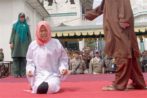 Crowd Cheers As Woman Is Brutally Caned For Being Seen Near Man Who