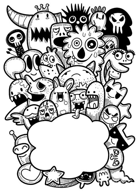Doodle Monster Art