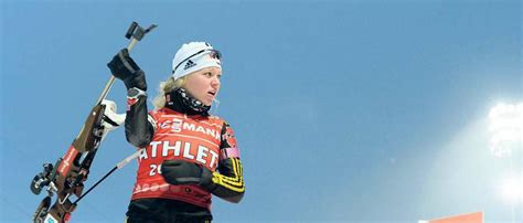 Sport Comeback eines Weltstars Biathletin Miriam Gössner beim Weltcup