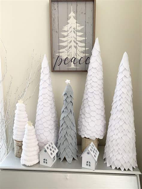 How To Decorate Paper Mache Christmas Trees