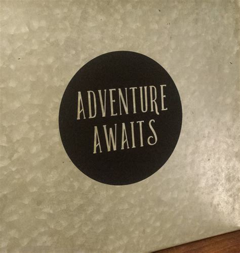 ADVENTURE AWAITS Decal, Adventure Decal, FREE Shipping, Outdoors decal, Laptop Decal, Yeti Decal 