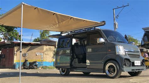 Suzuki Every Wagon Camper Van Dual Sliding 15” Mags Jandi Bumper With