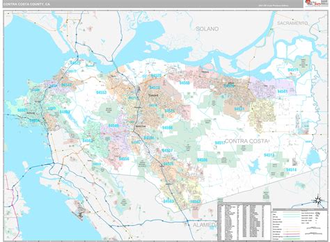 Map Of Contra Costa County World Map