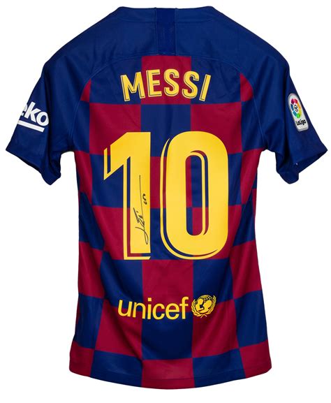 Lionel Messi Fc Barcelona Jersey Lionel Messi Signed Barcelona Jersey