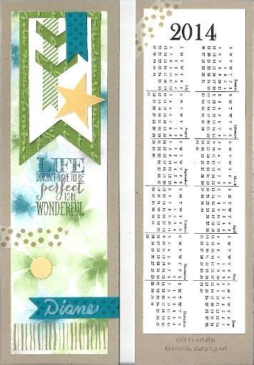 If you are looking for a bookmark, you can find blank bookmark templates online. 2014 calendar bookmark | Bookmarks handmade, Cardstock ...