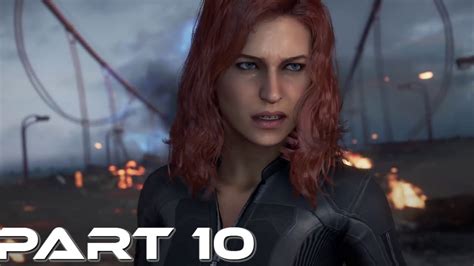 Marvel Avengers Walkthrough Gameplay Part 10 Black Widow Youtube