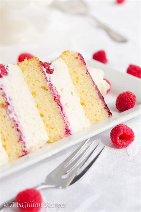 Raspberries N Cream Cake A Bajillian Recipes Recipe Vanilla Cake
