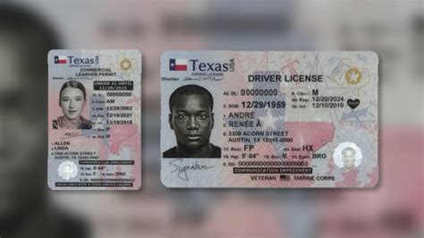 Texas Drivers License Under Black Light Txase