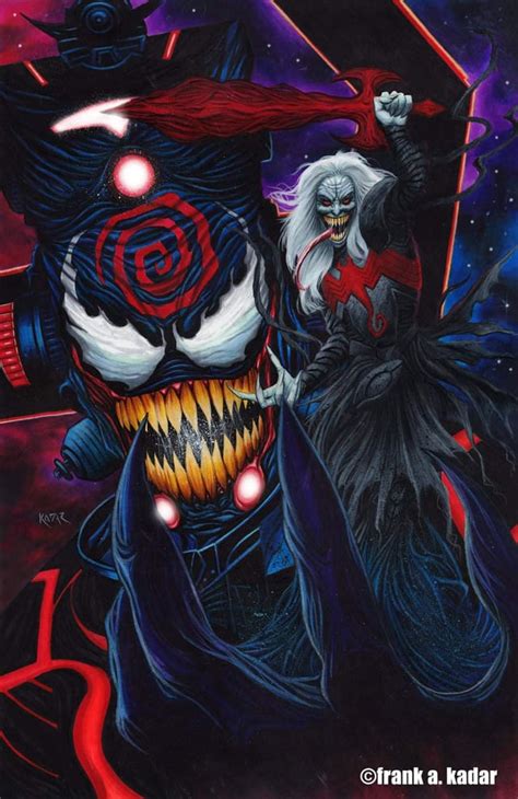 Knull And Venomized Galactus Marvel