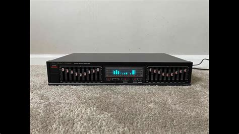 Fisher Eq 875 Stereo Graphic Equalizer Eq Youtube
