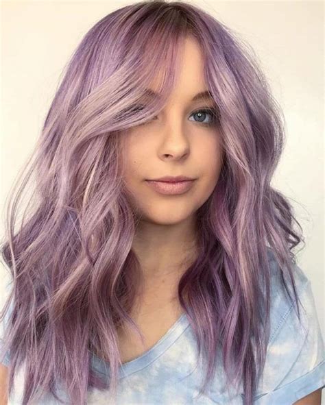 Styling Ideas På Lilac Styles Hair Dye Tips Lilac Hair Color Dyed