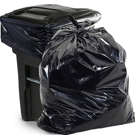 Buy Extra Large Size Bio Degradable Garbage Bags 45 Black Plastic