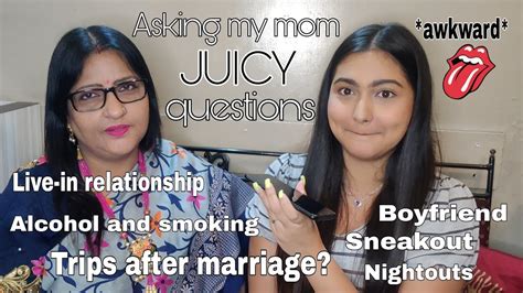 Asking My Mom JUICY AWKWARD Questions Super Awkward Shilpa Pandey