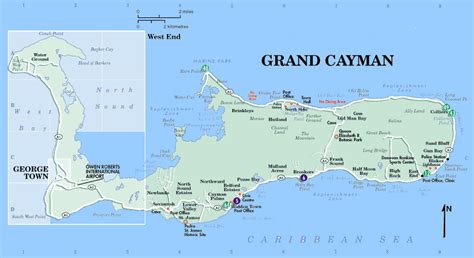 Cayman Islands Maps Grand Cayman Cayman Brac Little Cayman