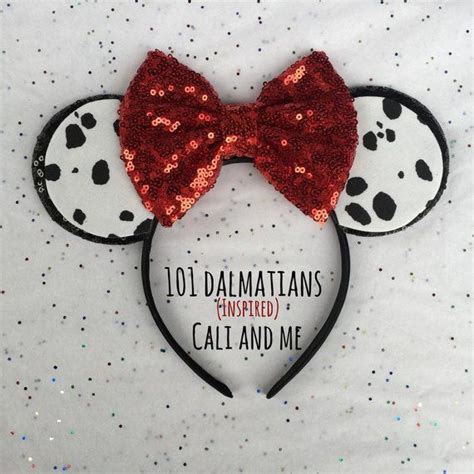 101 Dalmatians Ears 101 Dalmatians Disney Ears 101 Etsy Disney Ears