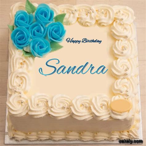 Happy Birthday Sandra Cake