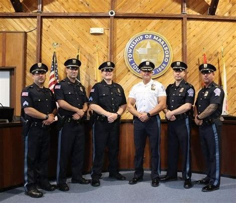 Five Officers Receive Promotions In Marlboro Police Department