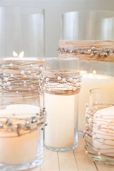Also Great Inspo For Winter Table Setting Pearl Beads On Wire
