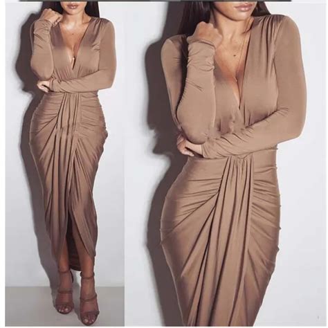 Buy Sexy Bodycon Big Ass Dress For Sex Long Sleeve Women Night Club Party