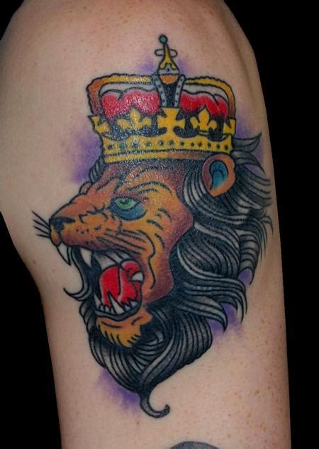 Traditional Lion Tattoo By Adam Lauricella Tattoonow
