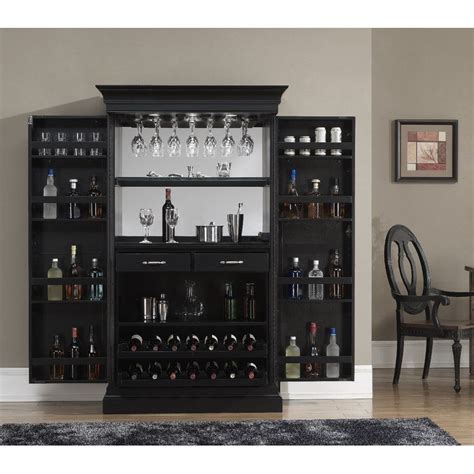 Darby Home Co Raleigh Bar Cabinet With Wine Storage And Reviews Wayfair