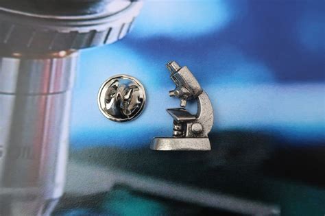 Stereo Microscope Lapel Pin Cc384 Science And Science Etsy