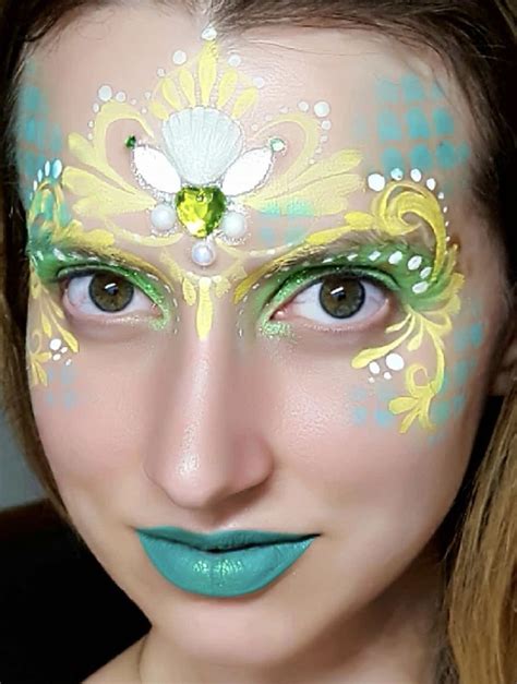 Pin By Lucy Jayne On Face Paint Mermaids Face Painting Body Art