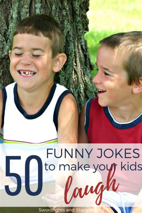 50 Funny Jokes To Make Your Kids Laugh Swordfights And Starry Nights