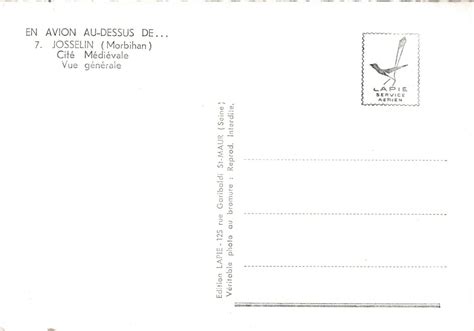 Josselin Vue Generale France Postcard Unused Vgc Ebay
