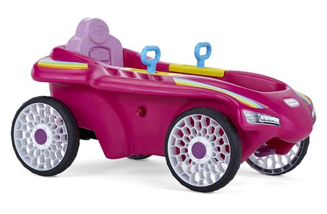 Little Tikes Jett Car Racer Ride On Pedal Car In Pink Adjustable Seat