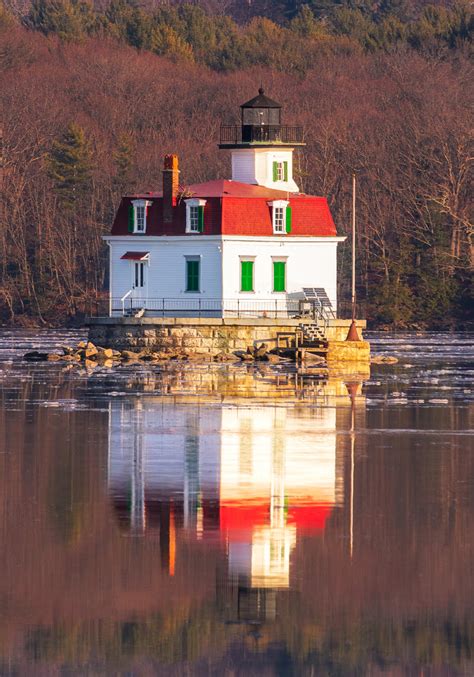 Lighthouses Along The Hudson River New York By Rail