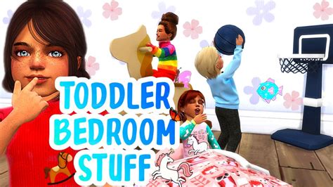 Toddlers Finally Have Functional Items 🏀 Sims 4 Toddler Bedroom Stuff