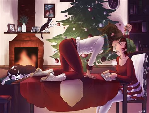 Commission Cozy Christmas By Peachy Hentai Foundry