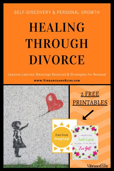Healing Through Divorce Divorce Divorce Help Healing