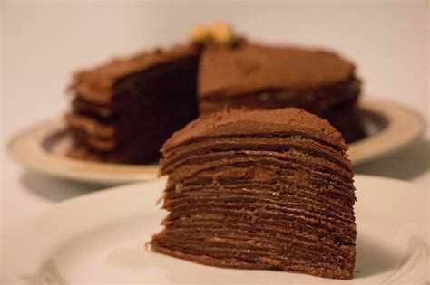 Chocolate Hazelnut Crepe Cake Fongolicious