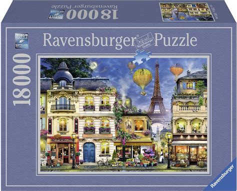 Ravensburger Puzzle 18000 Pièces Promenade Du Soir Dans Paris Adulte