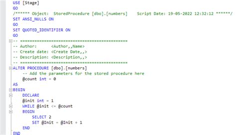 SQL Stored Procedure Example TARGIT Community