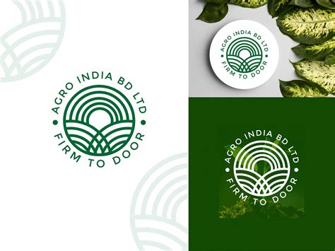 Agriculture Brand Logo Design Behance Behance