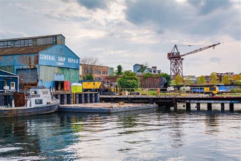 The Waterfront In Locust Point Baltimore Maryland Editorial Image