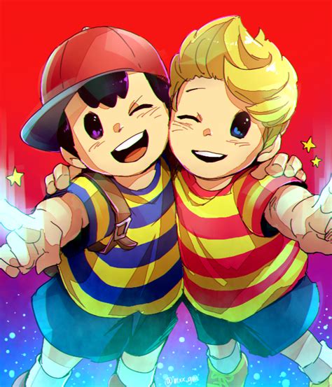Ness And Lucas Mother 2 3 Mother Games Super Smash Brothers Super Smash Bros