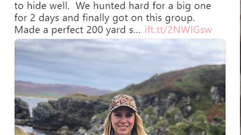 Larysa Switlyk Hunting Photos In Scotland Of Dead Goats Spark Outcry