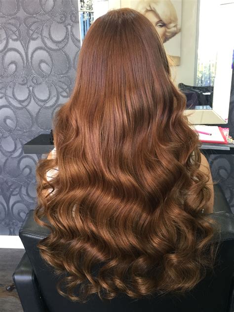 Extra Long Wavey Copper Hair With Hair Extensions Hair Styles Long Hair Styles Healthy Shiny