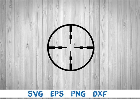 Sniper Scope Silhouette Picture Svg Png Eps Dxf Digital Etsy