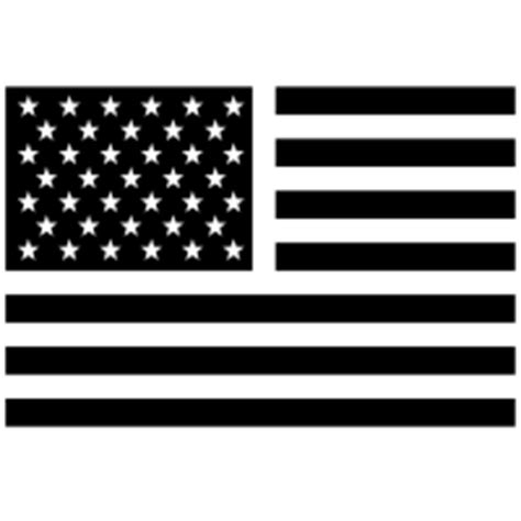 Vector American Flag Clipart Black And White - oraclestage png image