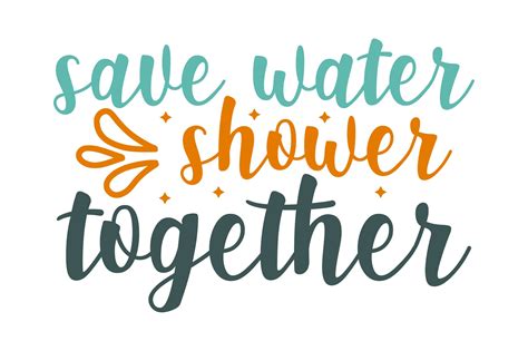 Save Water Shower Together Graphic By Lazy Craft · Creative Fabrica