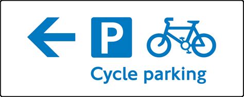 Cycle Parking Arrow Left 500 X 200mm Sign Stocksigns