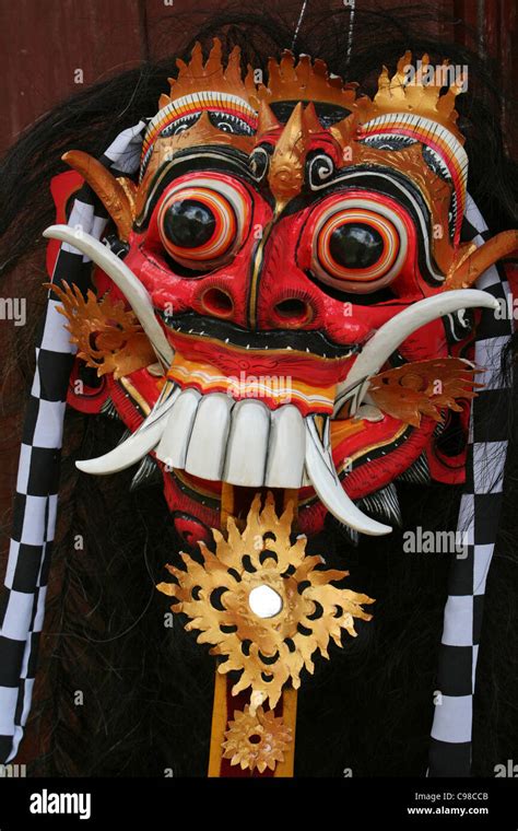 Bali Balinese Barong Masks Ceremonial Hi Res Stock Photography And