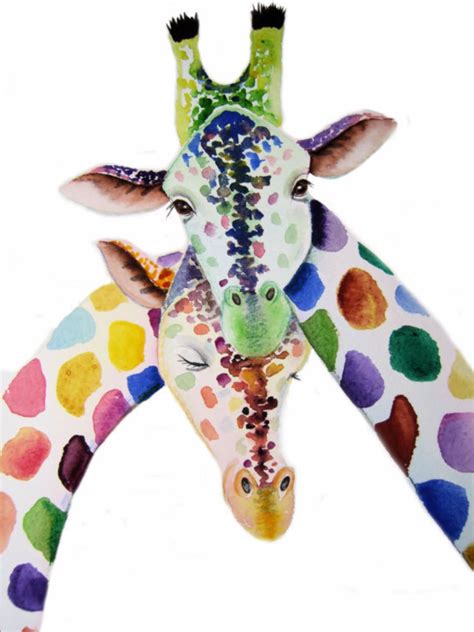 I am absolutely in love with the colors of this giraffe. Pin by Rebecca Wallace on Screenshots | Giraffe art ...