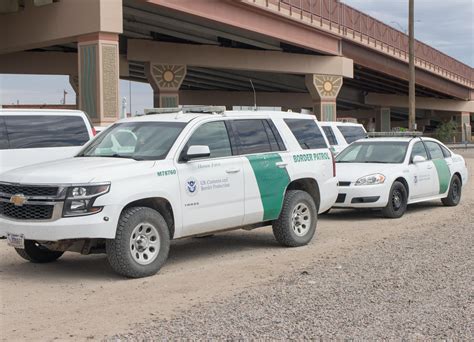 El Paso, Texas, USA September 29, 2022 Border Patrol Vehicles Parked